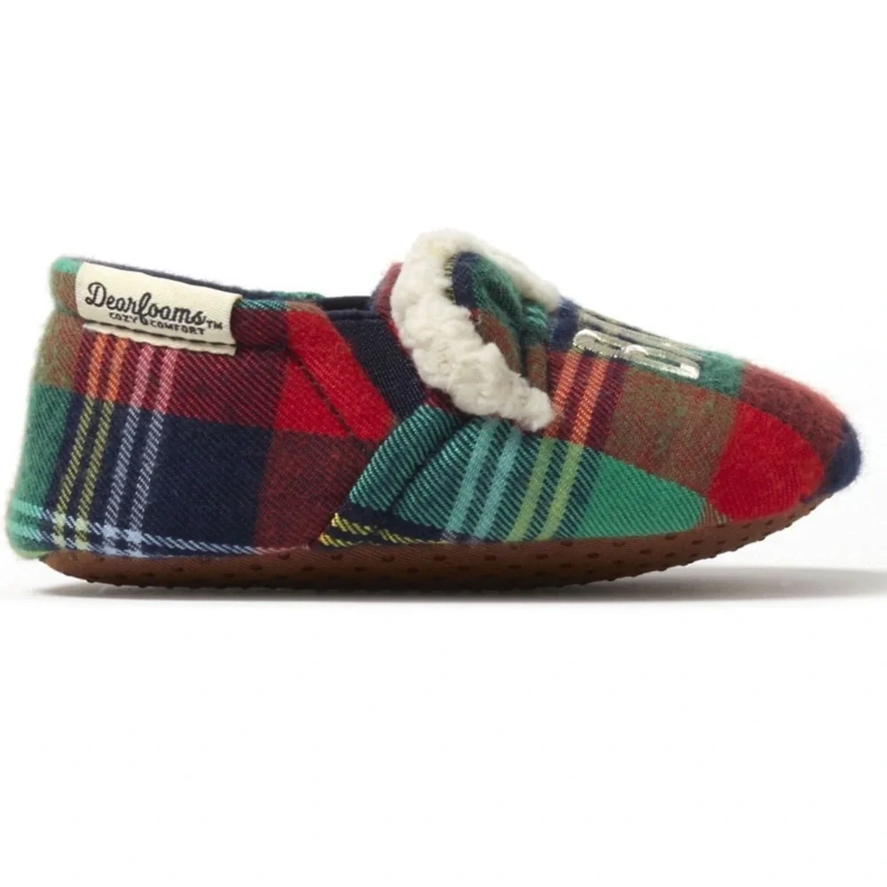 Dearfoams Bear Comfort Slippers, Size Baby